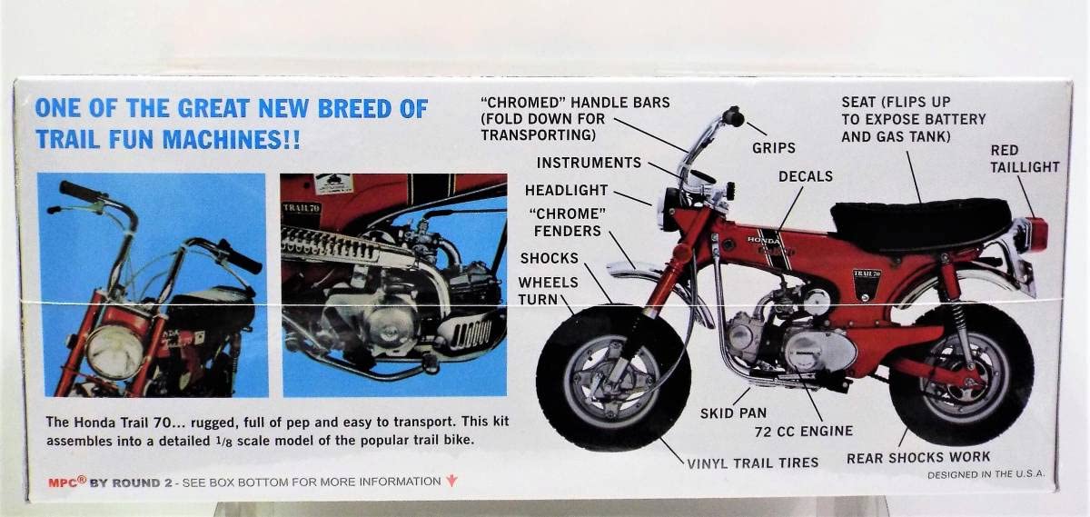 Amazon | 【MPC】1/8 ホンダ トレイル 70 (日本名：ダックス) の